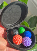 Spiky Sensory Balls with Case (Pack of 4)