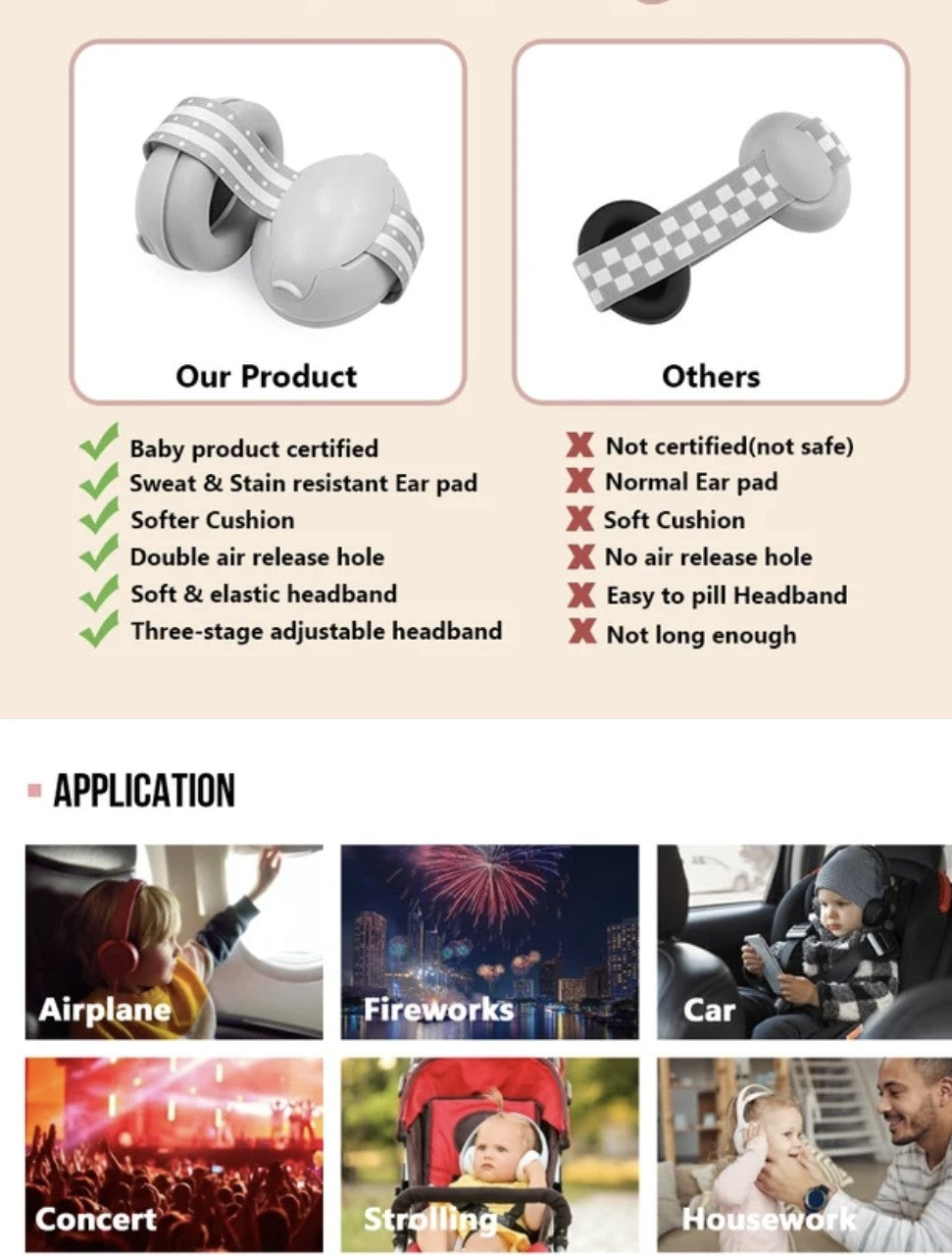 Hearing Protector for Babies