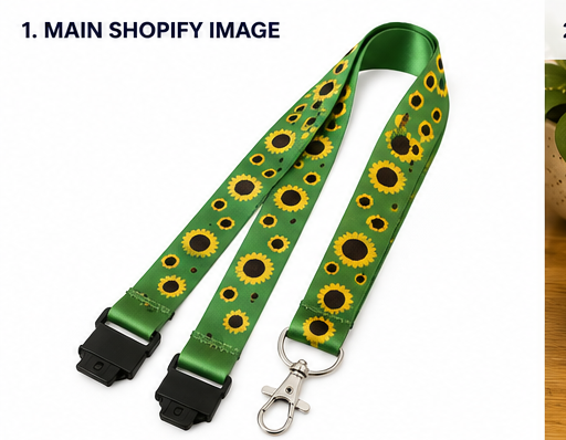 Sunflower Lanyard