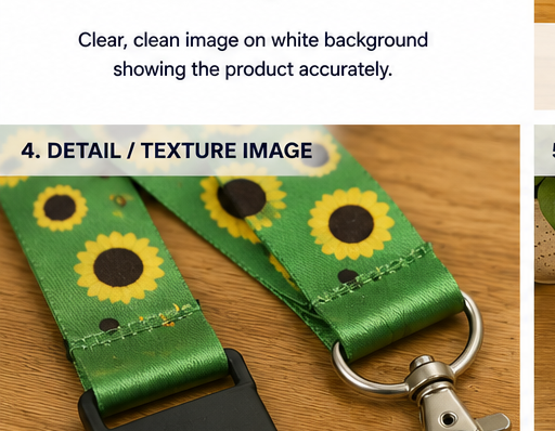 Sunflower Lanyard
