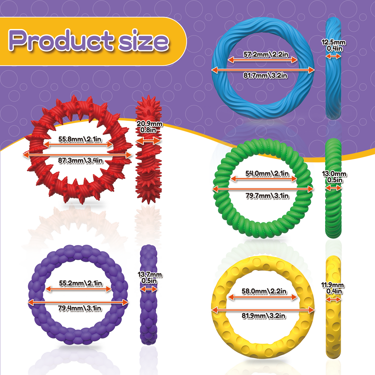 Multi Sensory Bracelet - Pack of 5