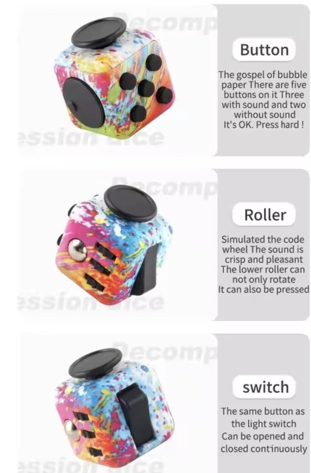 Clicking Decompression Dice