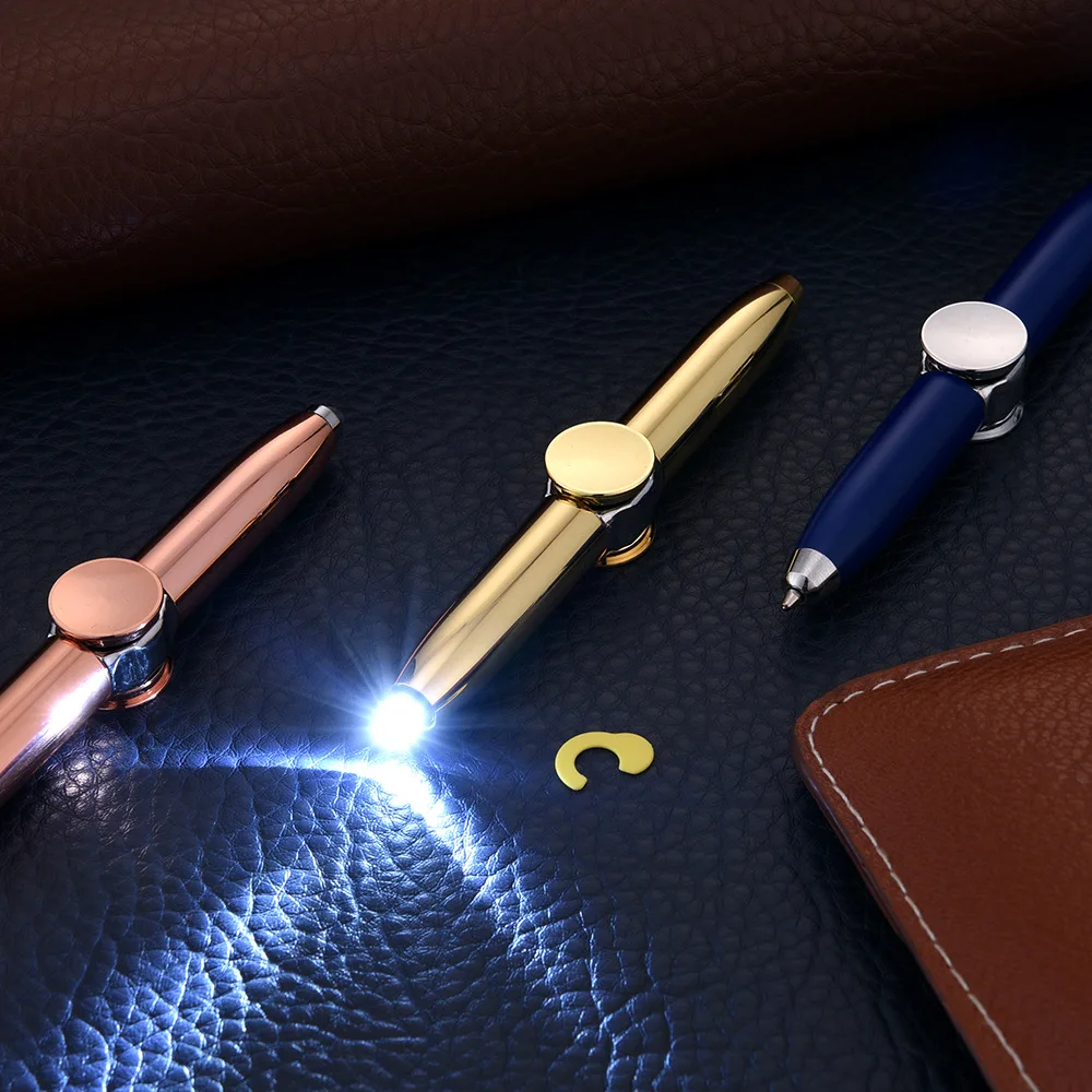 Ballpoint Spinning Pen with a LED Light