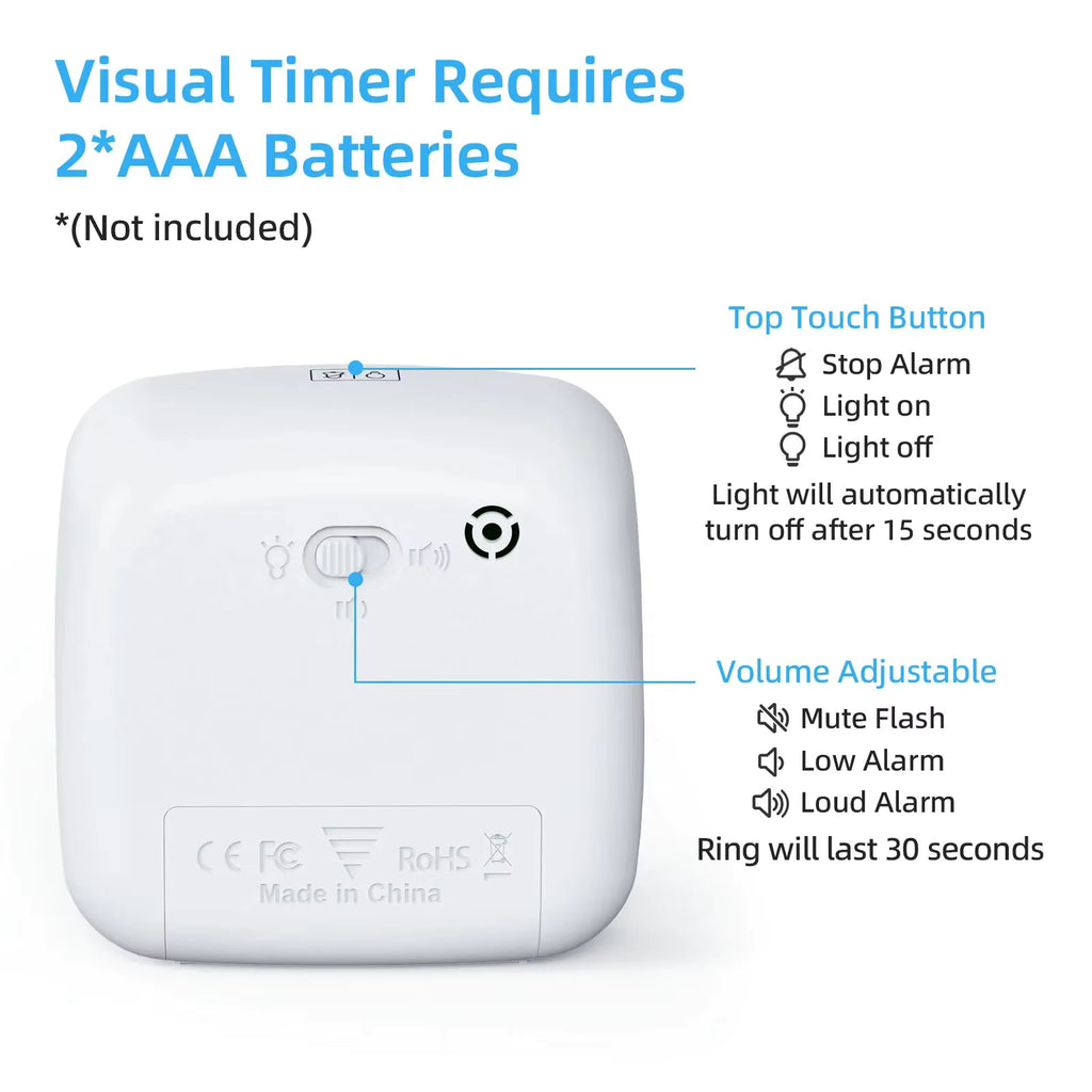 Visual Timer with Light & Sound