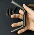 Fidget Spinner and Stress Relief For Adults, Magnetic, Metal, Carbon Fibre,Three-section Stick Rotating